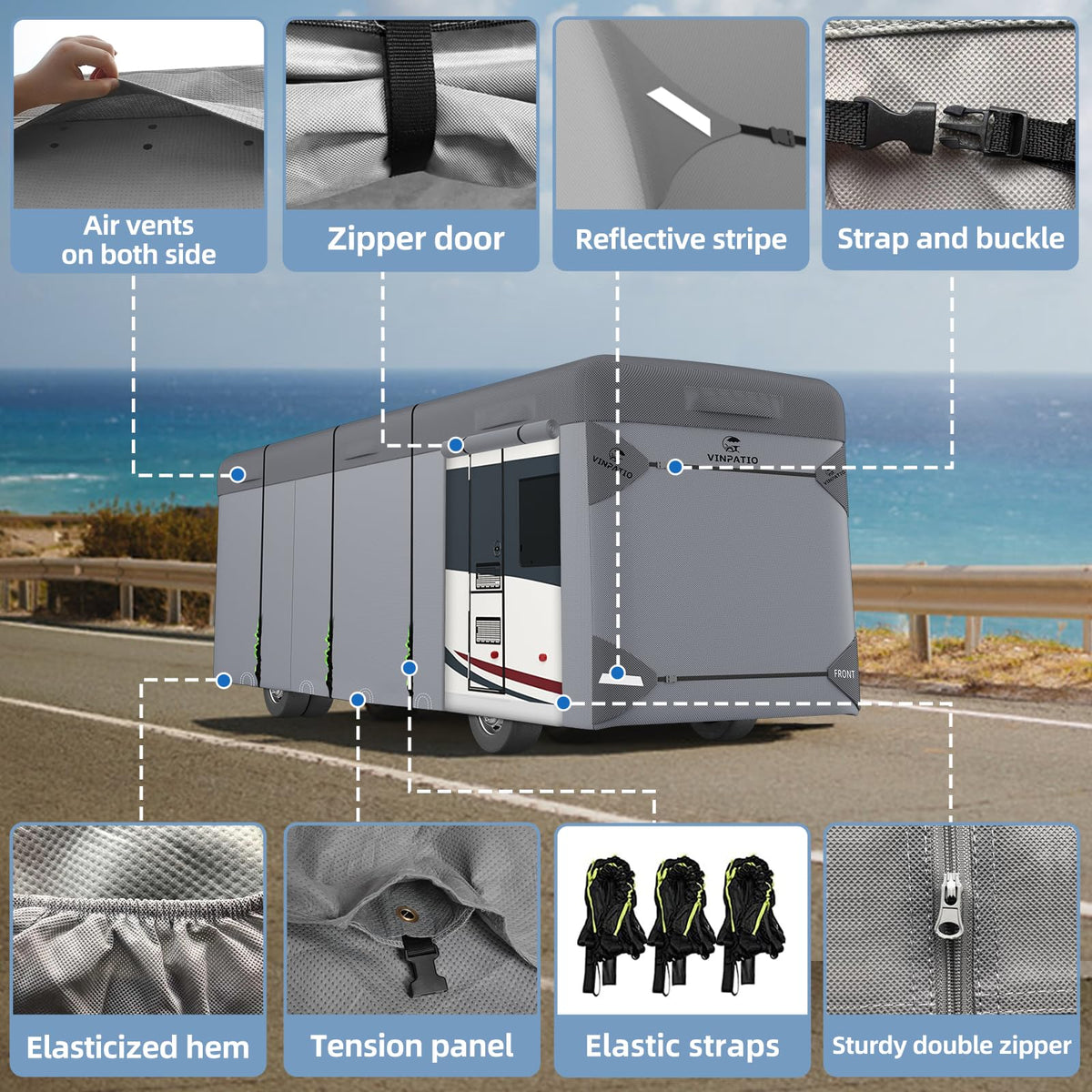Class A RV Cover 7 Layers 31'-34' F960857