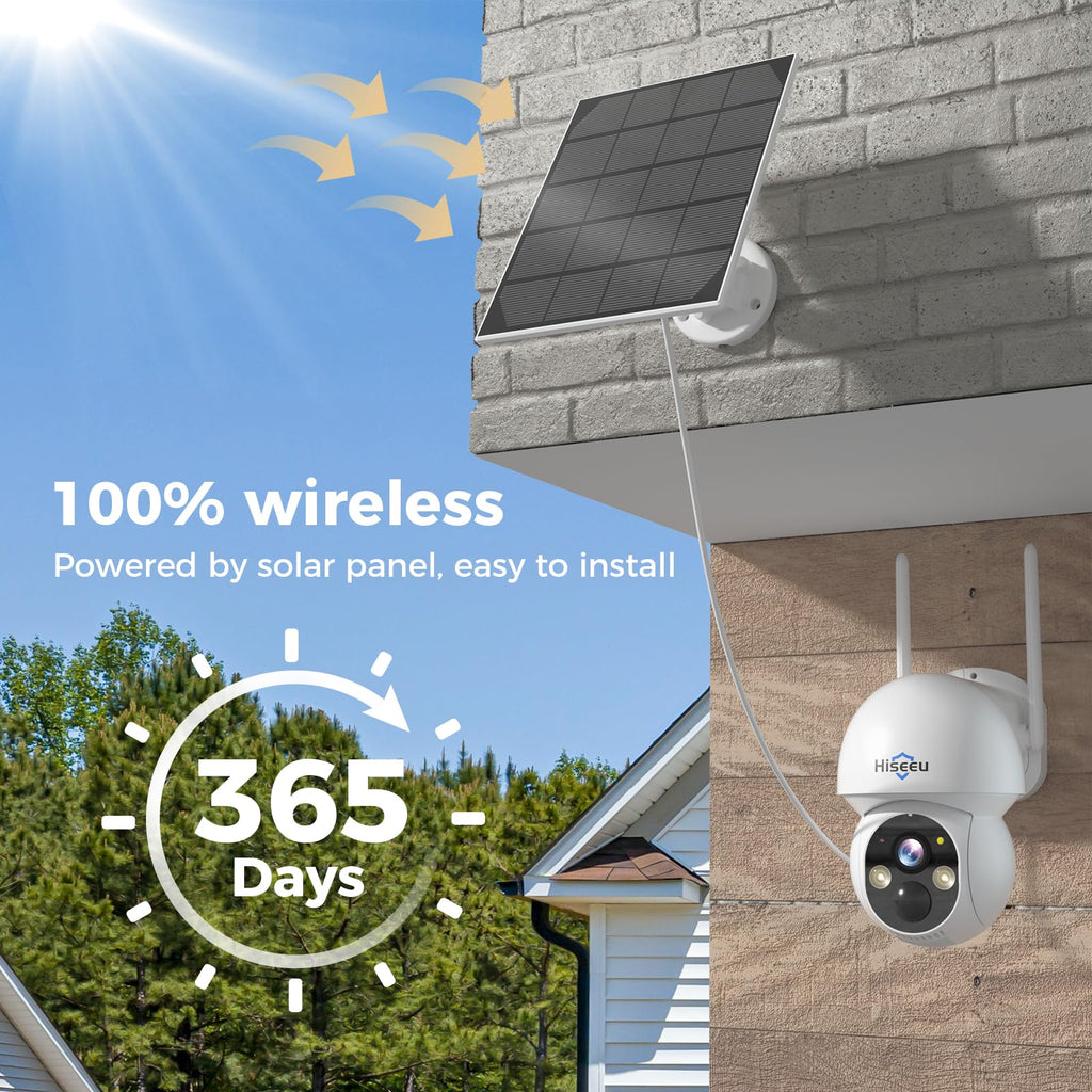Solar Security Camera 4 Cam-Kit 4MP Wireless H172