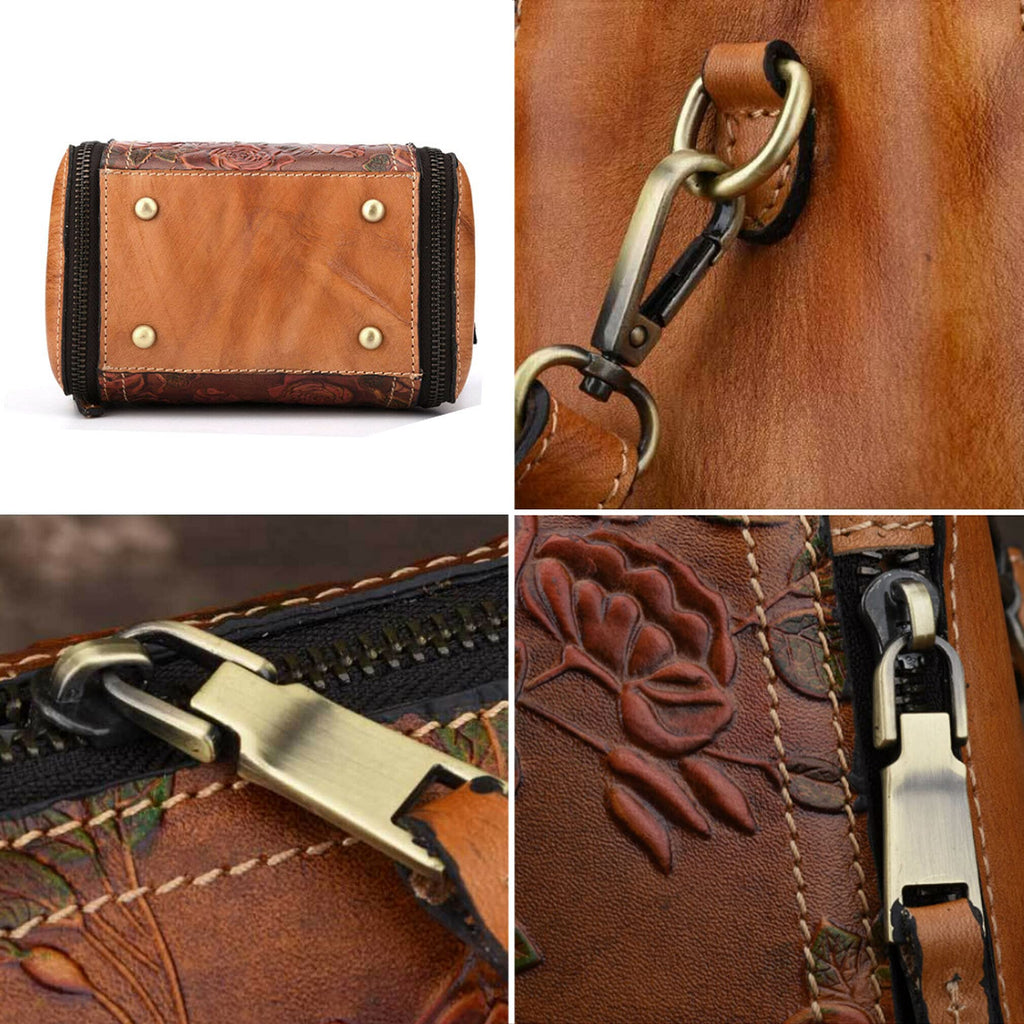 Small Leather Shoulder Bag Crossbody Pack A7559
