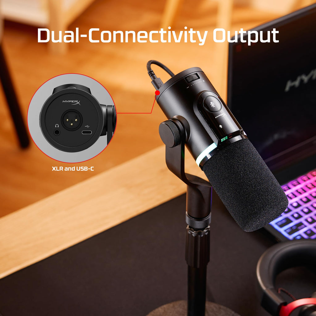Black XLR USB Dynamic Microphone Z699