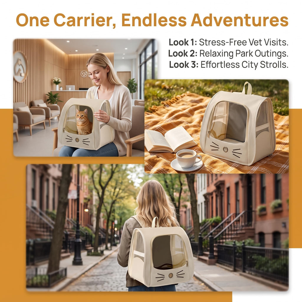 Cat Carrier Backpack, 13.8 Inches G115354