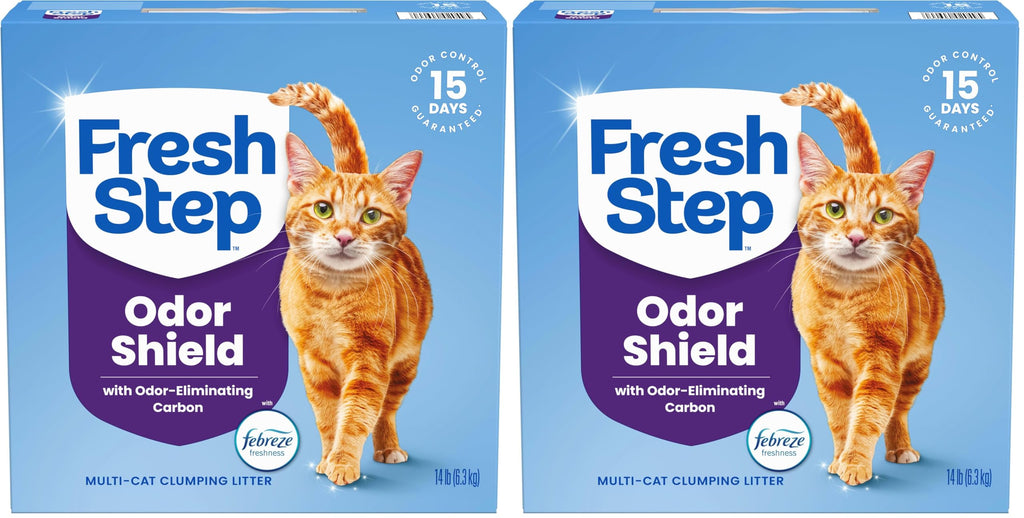Clumping Cat Litter Multi-Cat Odor Control 14 lbs Pack of 2 K762