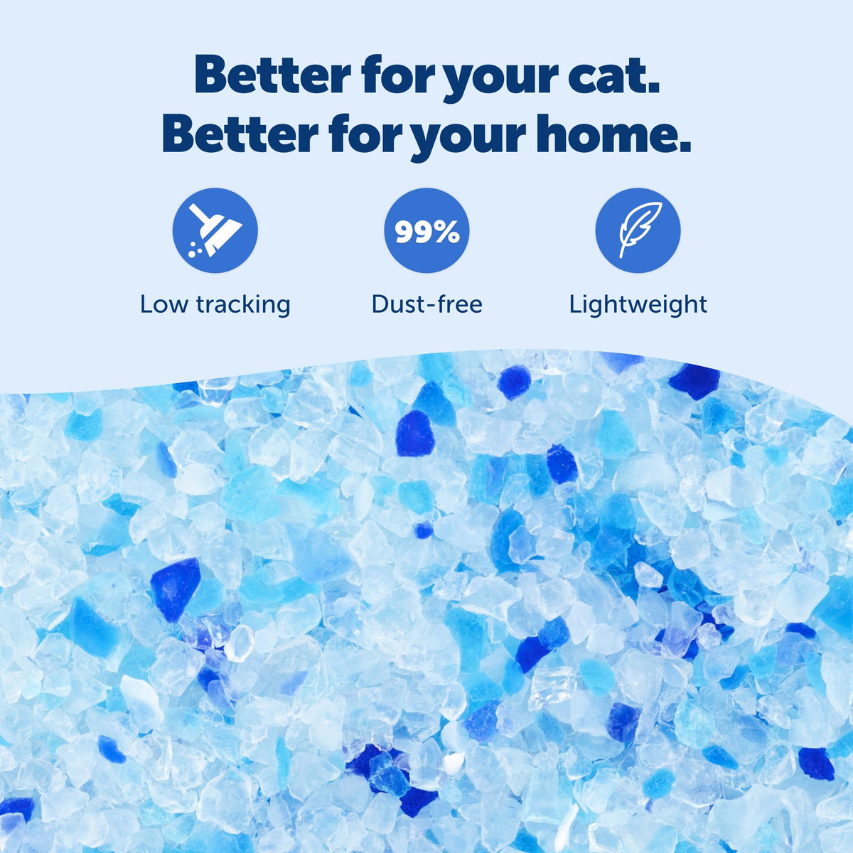 Odor Control Crystal Cat Litter, Fresh Scent, 8 Lb Bag F126