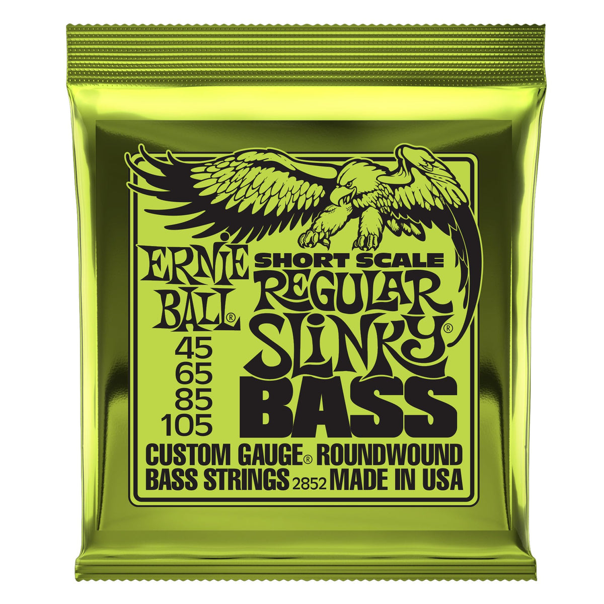 Nickel Wound Bass Guitar Strings, 45-105 Gauge M9744