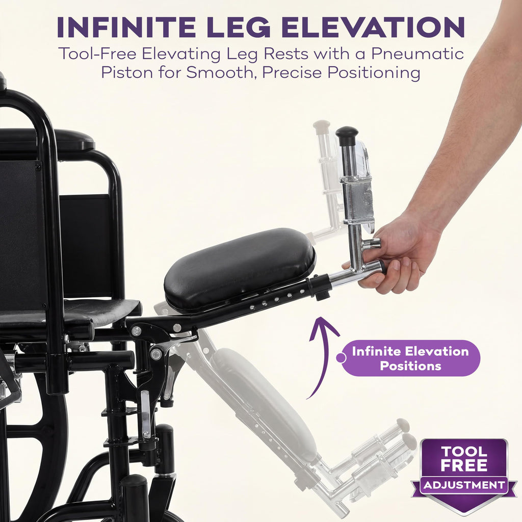 Heavy Duty Bariatric Wheelchair 700lb 30” Seat Width P80597