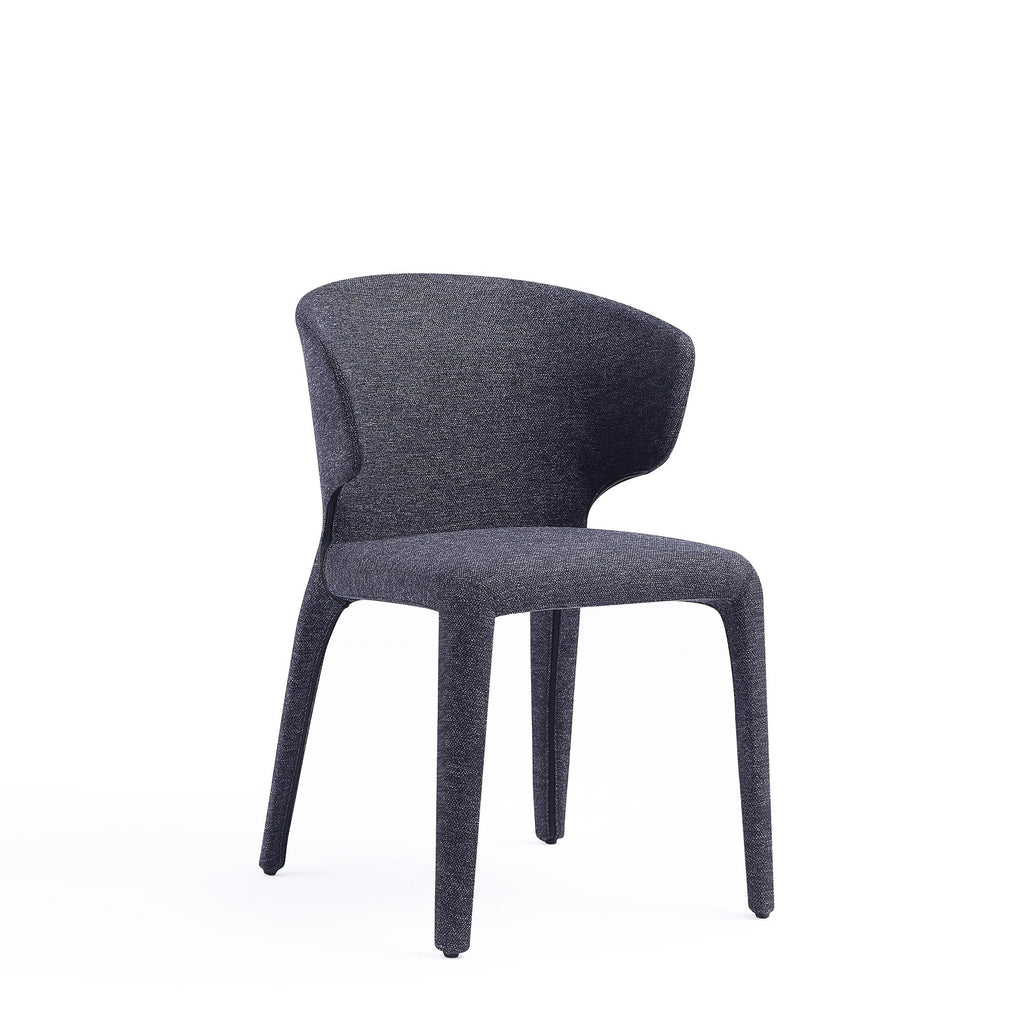 Black Upholstered Dining Chairs Set of 4 C235989