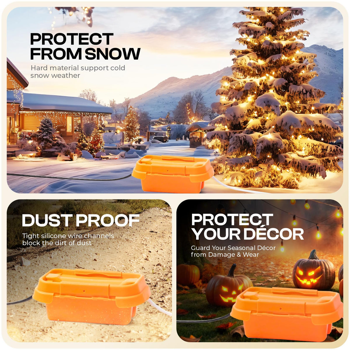 Weatherproof Connection Box Small Orange Y689570