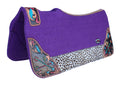 Black Western Wool Felt Saddle Pad S22716