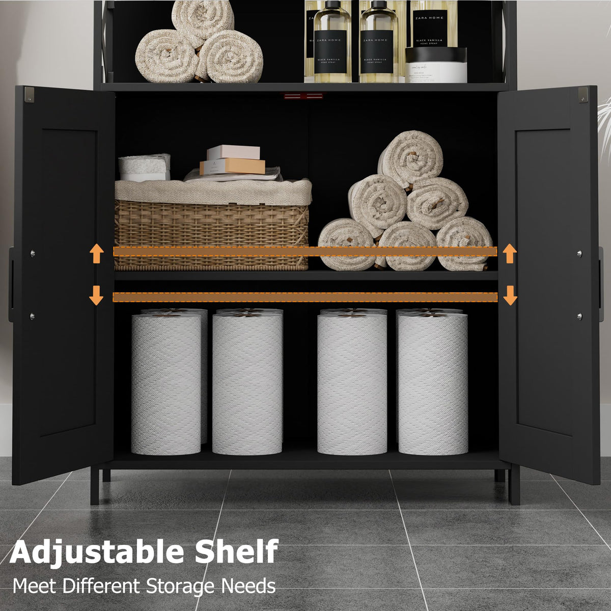 Bathroom Storage Cabinet with Doors T89122
