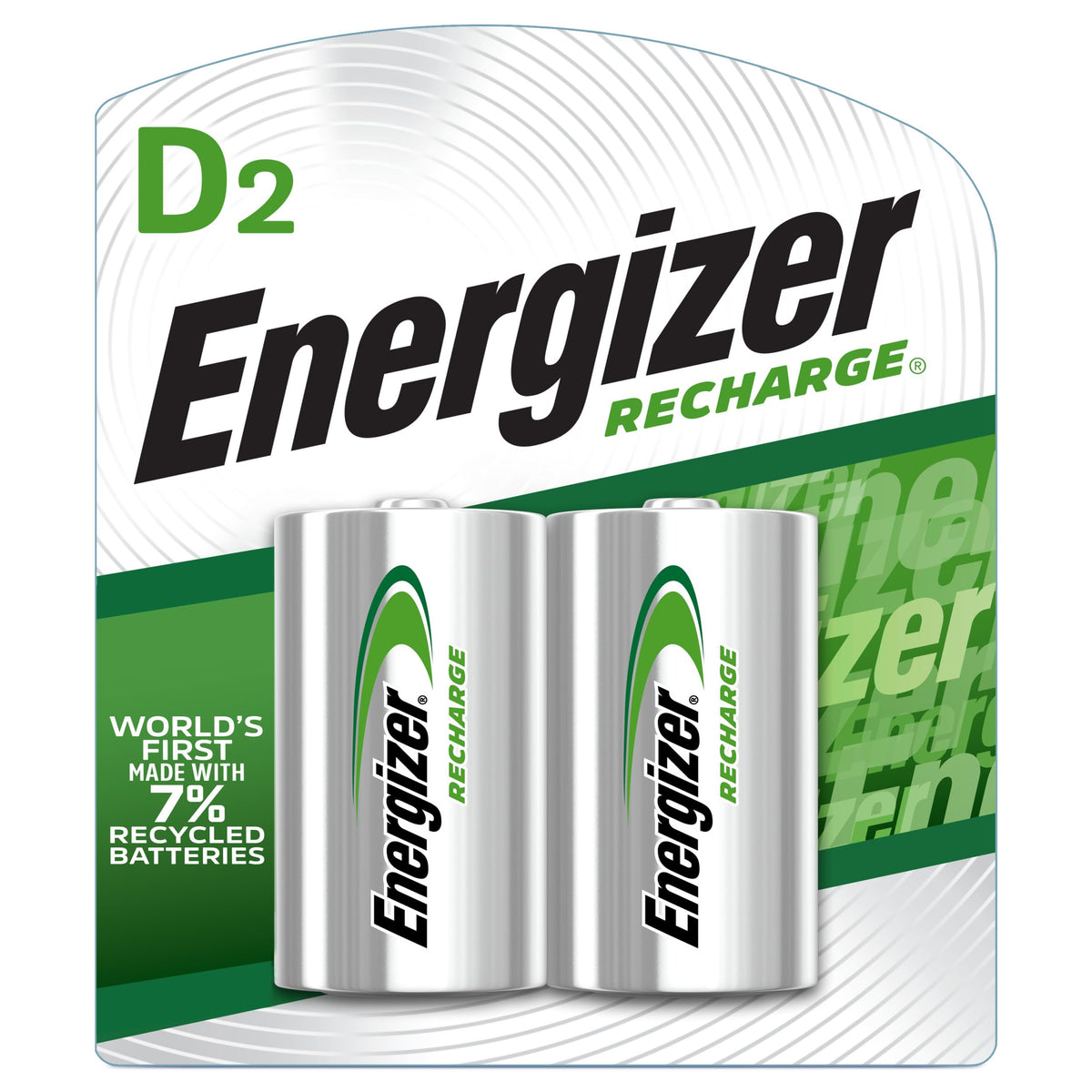 Rechargeable D Batteries 2 Pack B17283