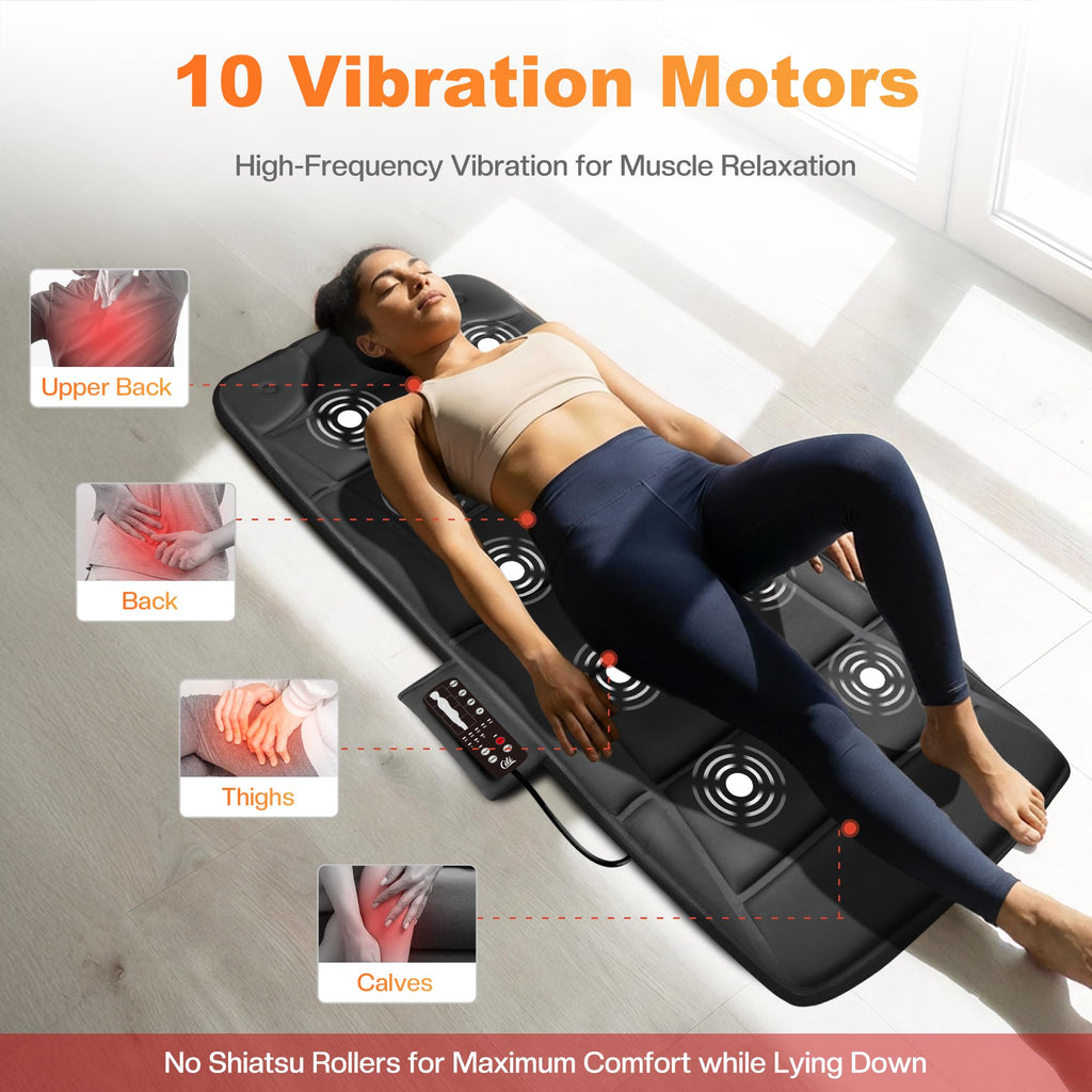 10 Vibration Motors Massage Mat with Auto Shut Off N345301