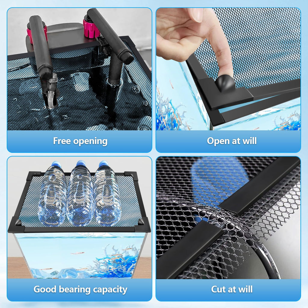 Magnetic Mesh Aquarium Cover H170