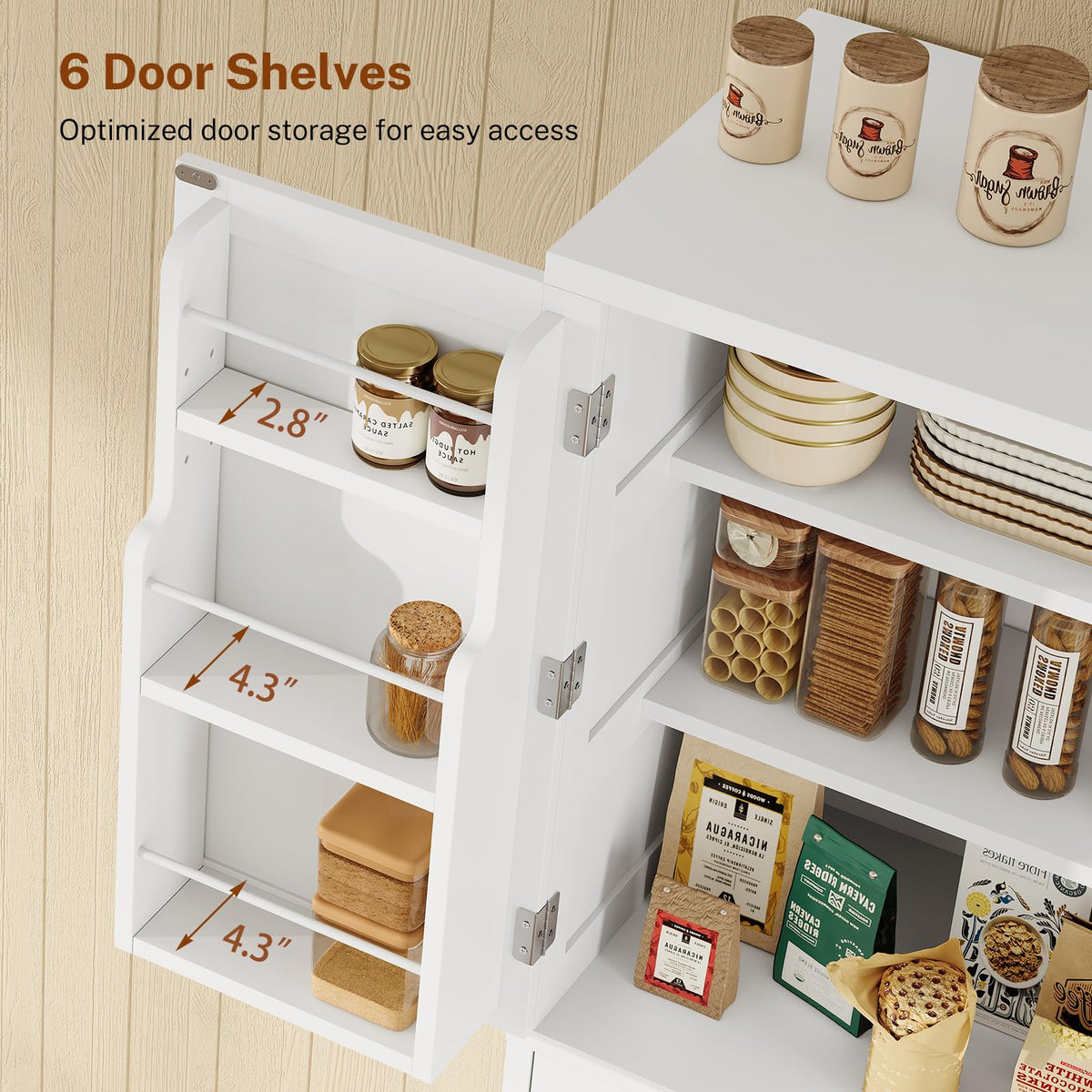 Pantry Cabinet with Barn Doors F976644