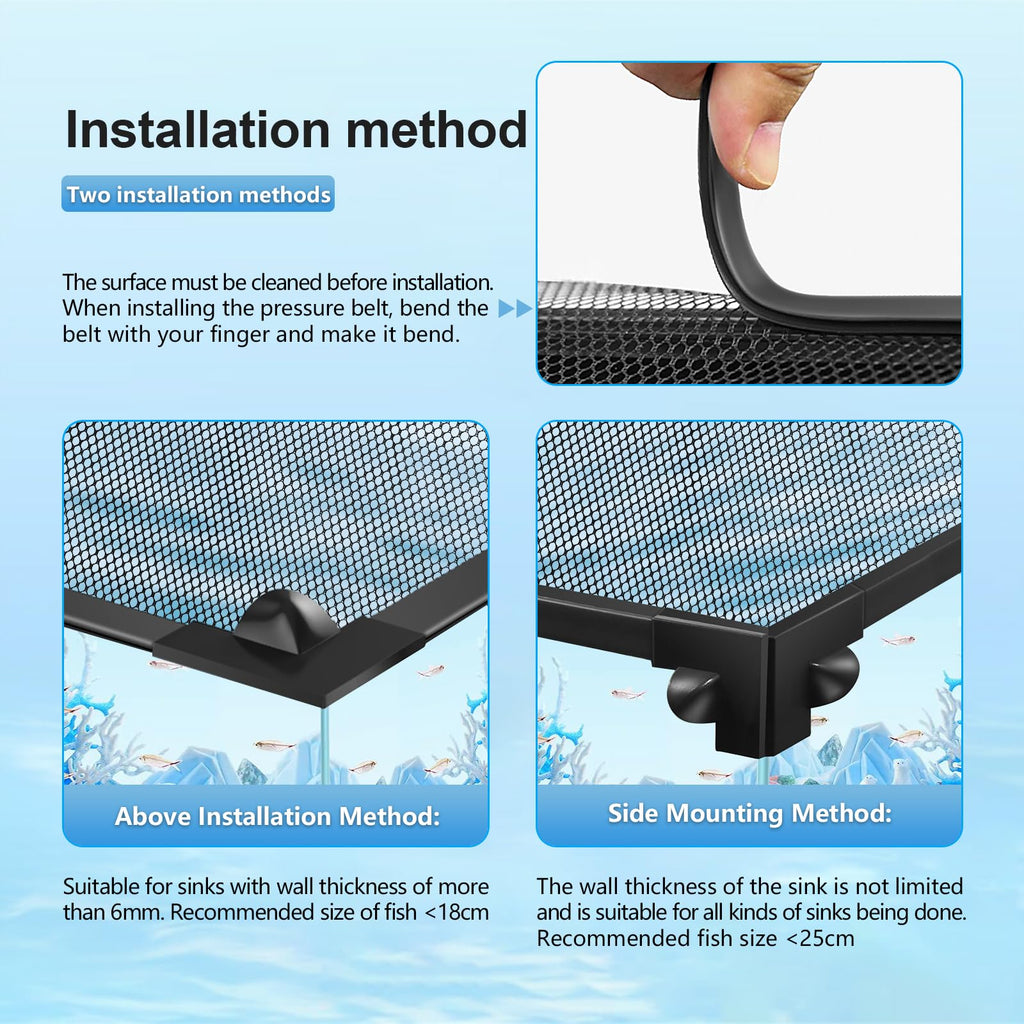 Magnetic Mesh Aquarium Cover H170