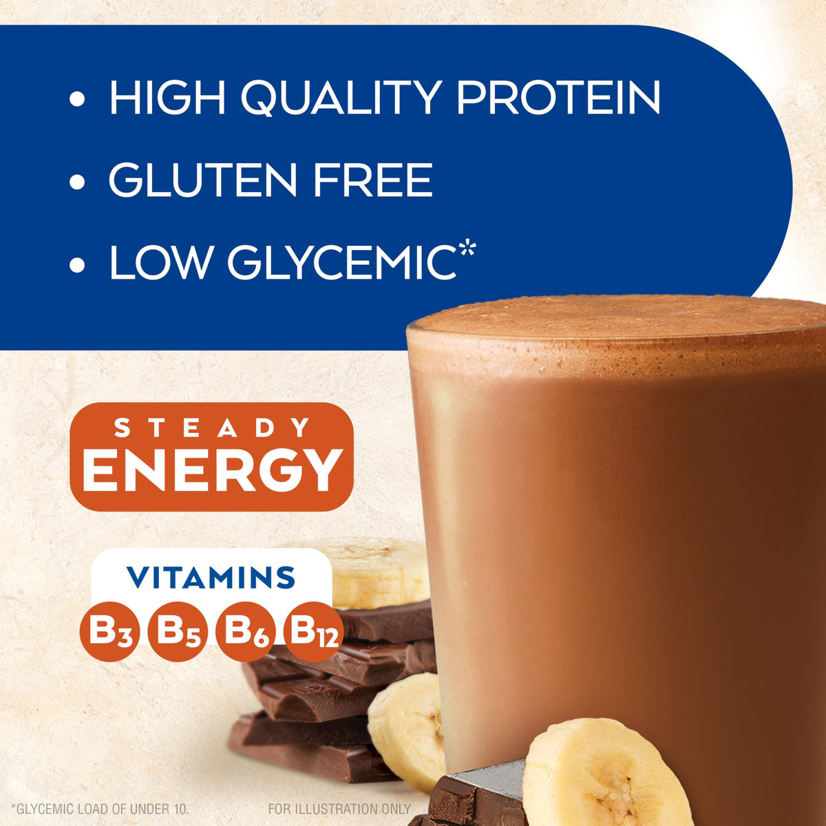 Chocolate Banana & Creamy Vanilla Protein Shake, 12 Count I354514