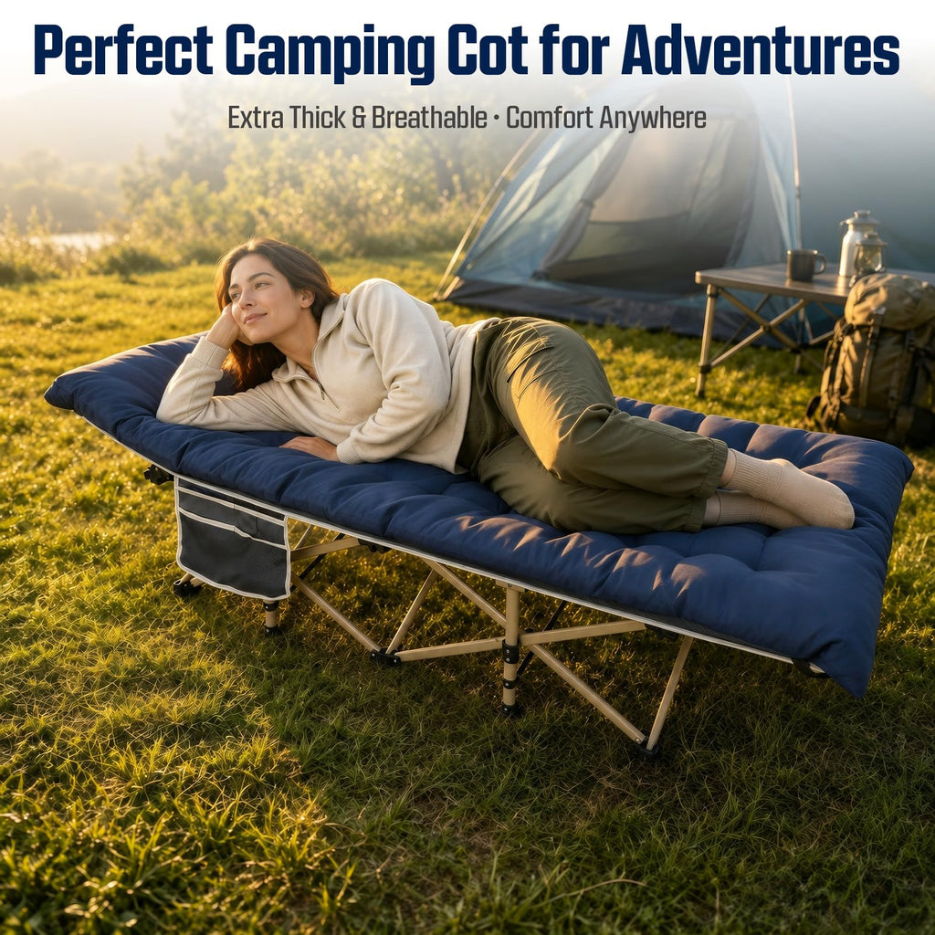 Camping Cot with Mattress R595