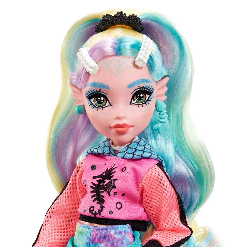 Monster High Doll with Colorful Streaked Hair and Fashion Accessories J230