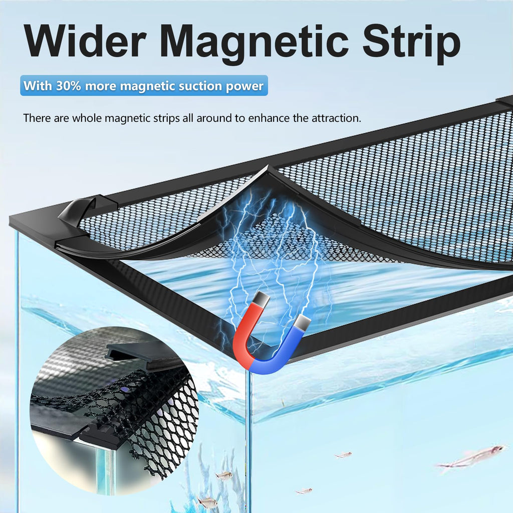 Magnetic Mesh Aquarium Cover H170