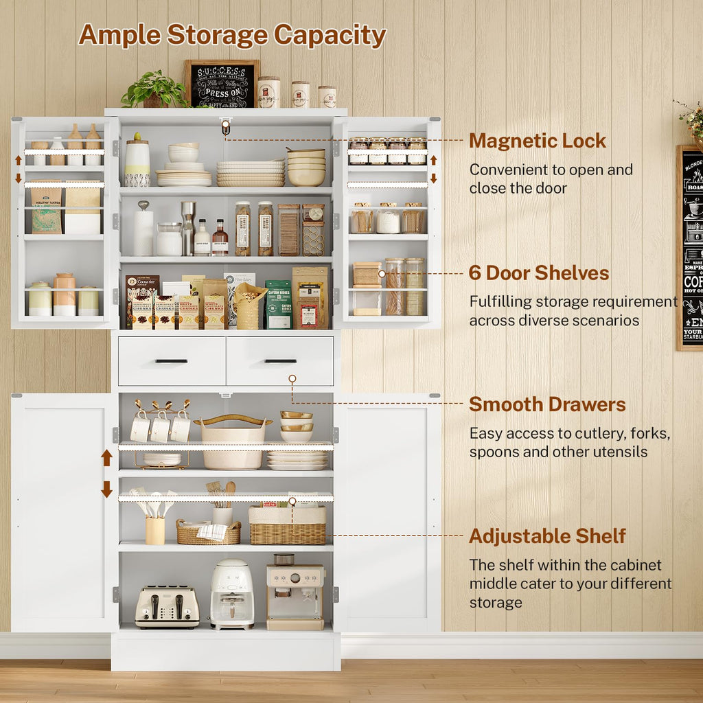 Pantry Cabinet with Barn Doors F976644