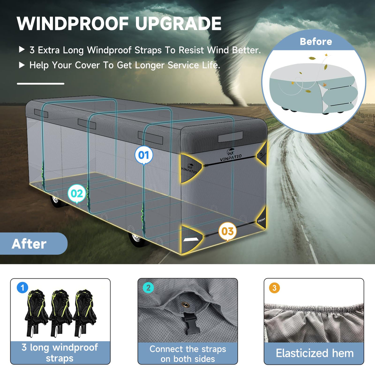 Class A RV Cover 7 Layers 31'-34' F960857
