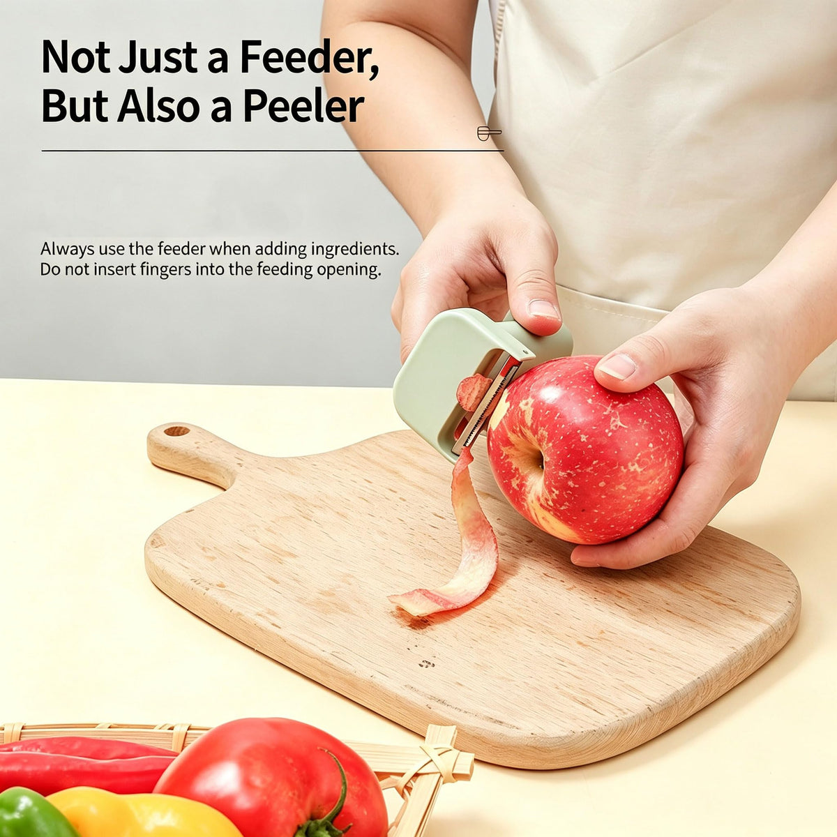 5-in-1 Electric Food Chopper and Slicer J6066