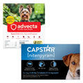 Flea and Tick Prevention for Small Dogs 4-10 lbs (4 Doses) + Flea Treatment for Dogs 2-25 lbs (6 Doses) Bundle Z28861