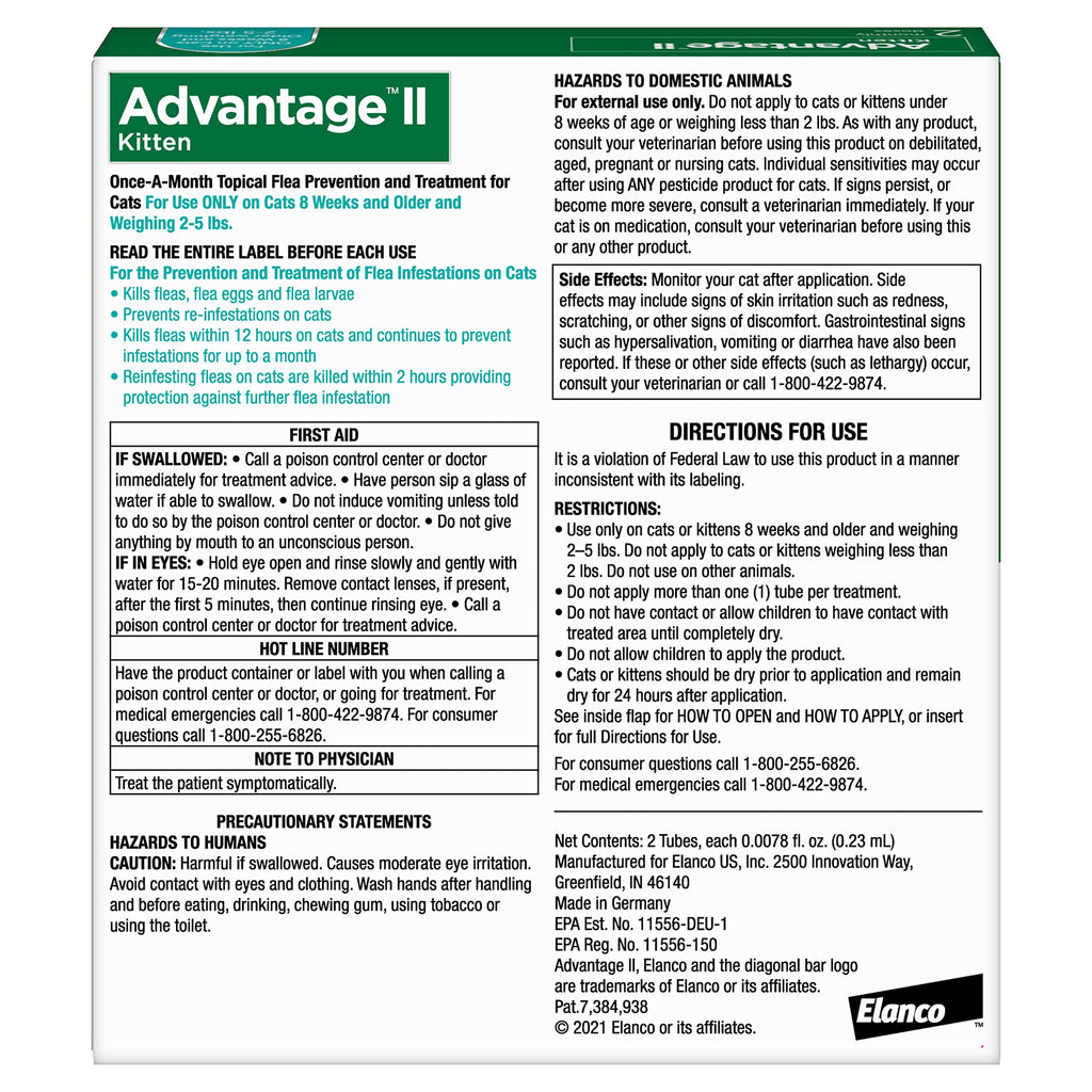 Topical Flea Treatment & Prevention 2ct A7292