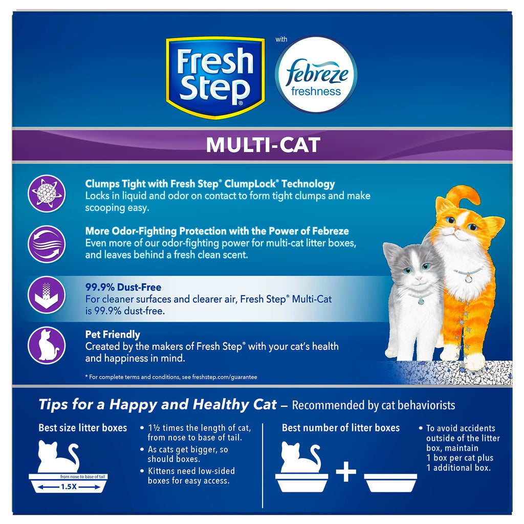 Clumping Cat Litter Multi-Cat Odor Control 14 lbs Pack of 2 K762